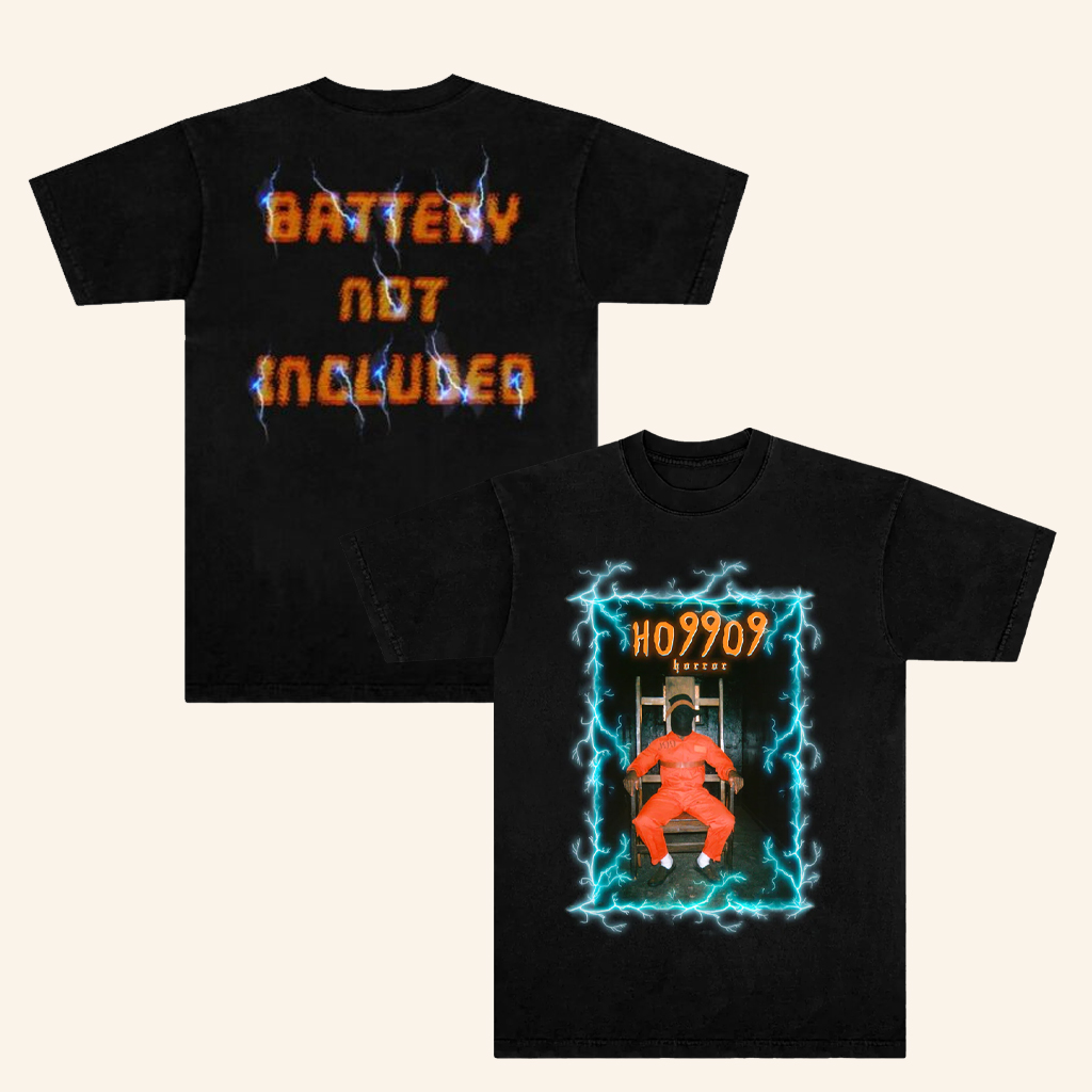 Ho99o9 Merch Battery Not Included Black T-Shirt Gifts For Duo Fans Ho99o9 Merch Battery Not Included Black T-Shirt Gifts For Duo Fans