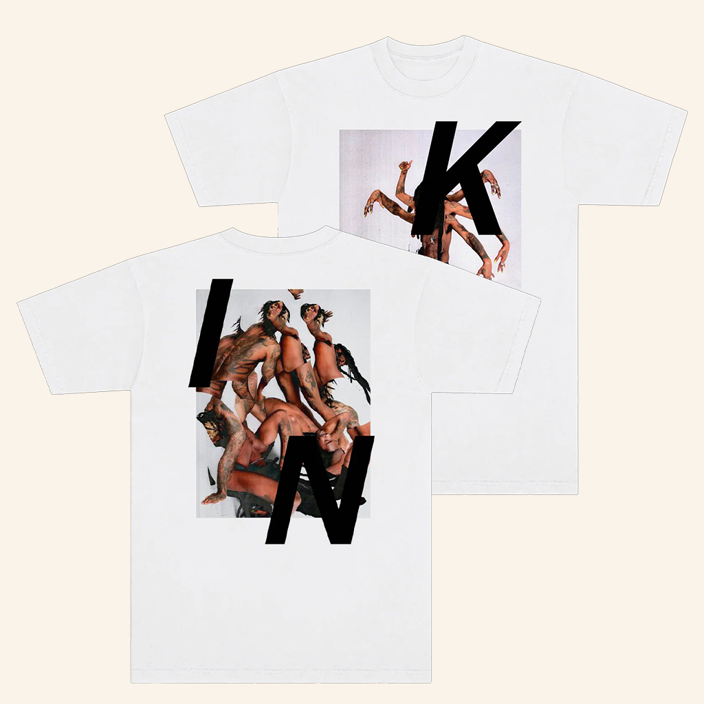 Ho99o9 Merch Skin X Cali Dewitt White T-Shirt Unique Gifts For Music Lovers Ho99o9 Merch Skin X Cali Dewitt White T-Shirt Unique Gifts For Music Lovers