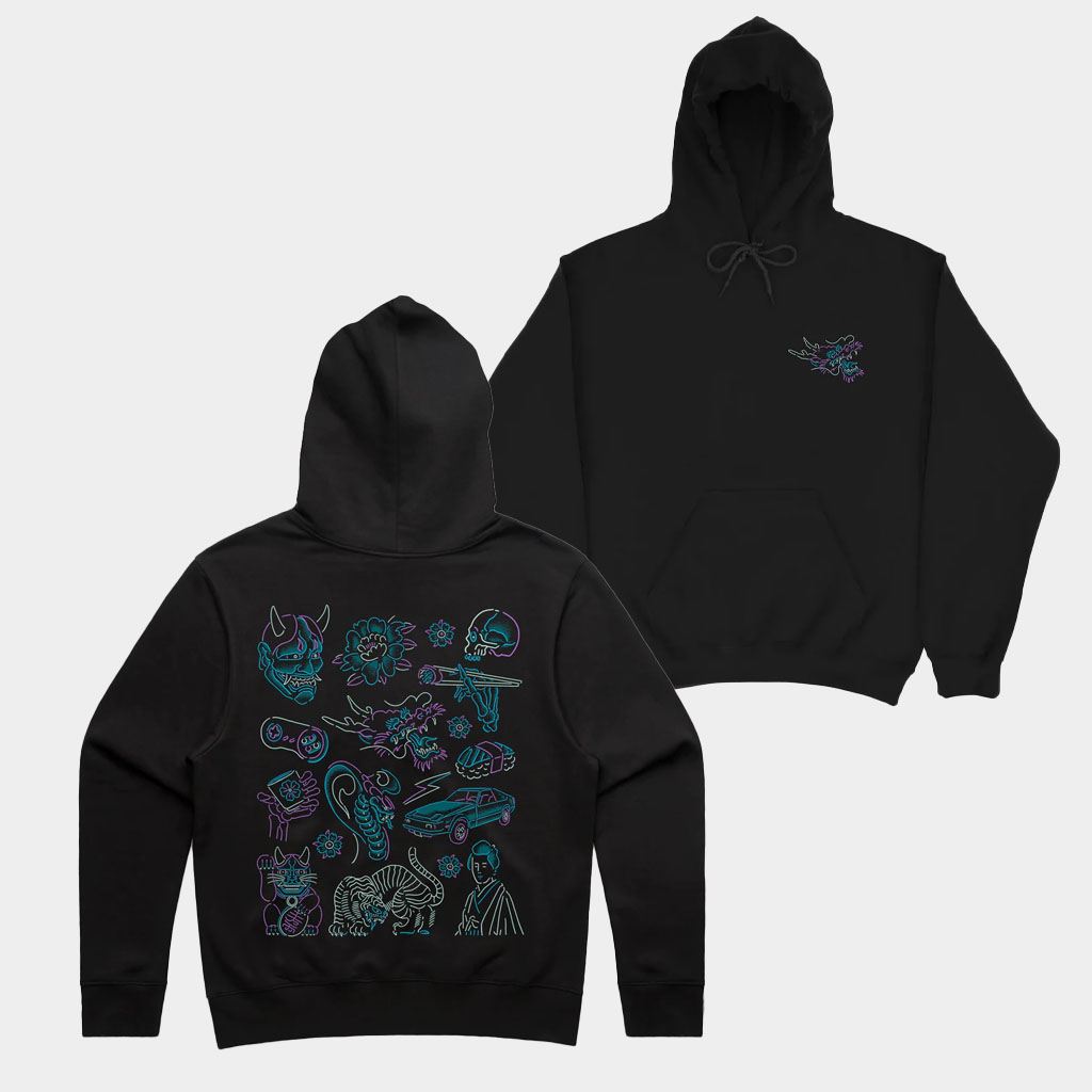 Hobo Jack Merch Tokyo Nights Hoodie Black Birthday Gift For Wife-1