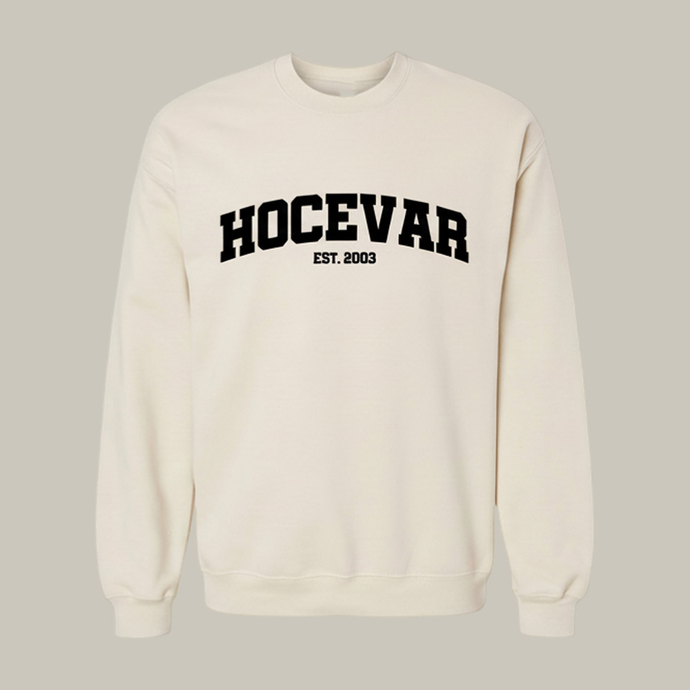 Hocevar Est 2003 Sweatshirt Carson Hocevar Apparel Present idea For Car Racing Driver Lovers