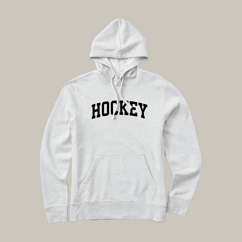 Hockey Arch Simply True Fleece Hoodie Life Is Good Apparel Hockey Fan Gift Idea