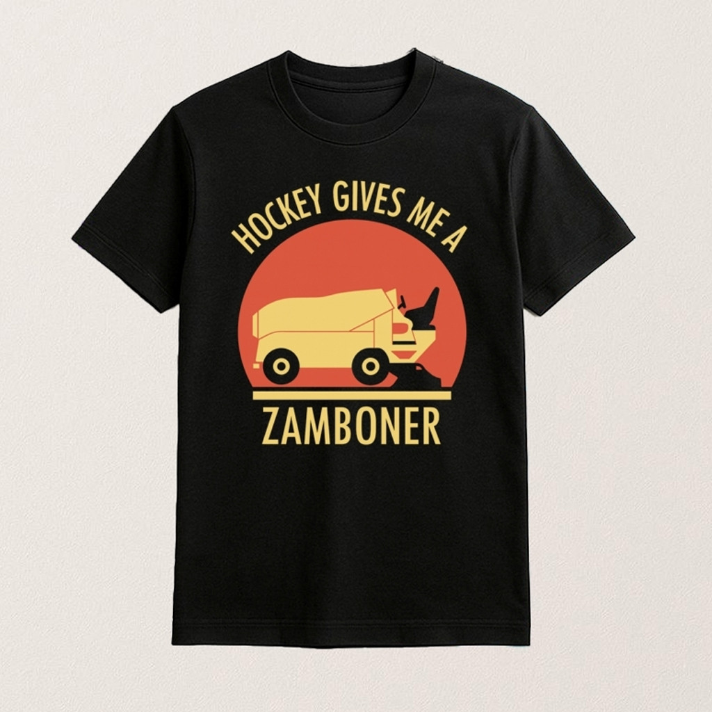 Hockey Gives Me A Zamboner Shirt Best Gifts For Father