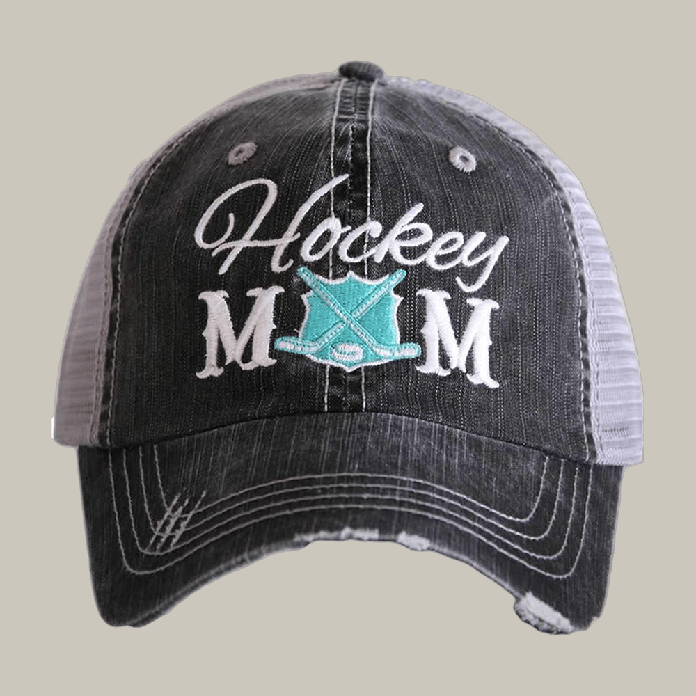 Hockey Mom Trucker Hat Katydid Brand Trucker Hat Hockey Gift For Mother