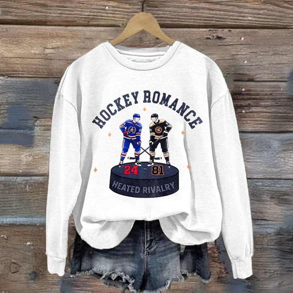 Hockey Romance Heated Rivalry Sweatshirt Heated Rivalry Apparel Cool Hockey Gifts