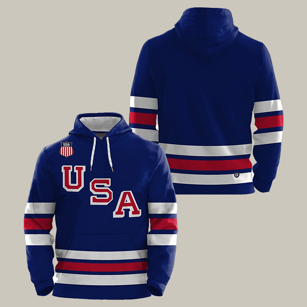 Hockey Team USA 2026 Milano Cortina Hoodie Winter Olympic 2026 Apparel Best Gift For Fan