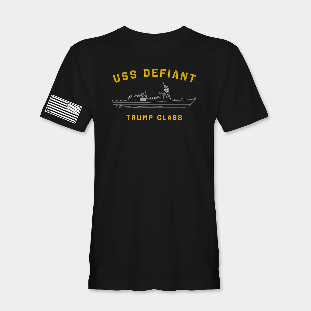 Hodgetwins Merch USS Defiant Trump Class T-Shirt Make America Great Again Merch Gifts