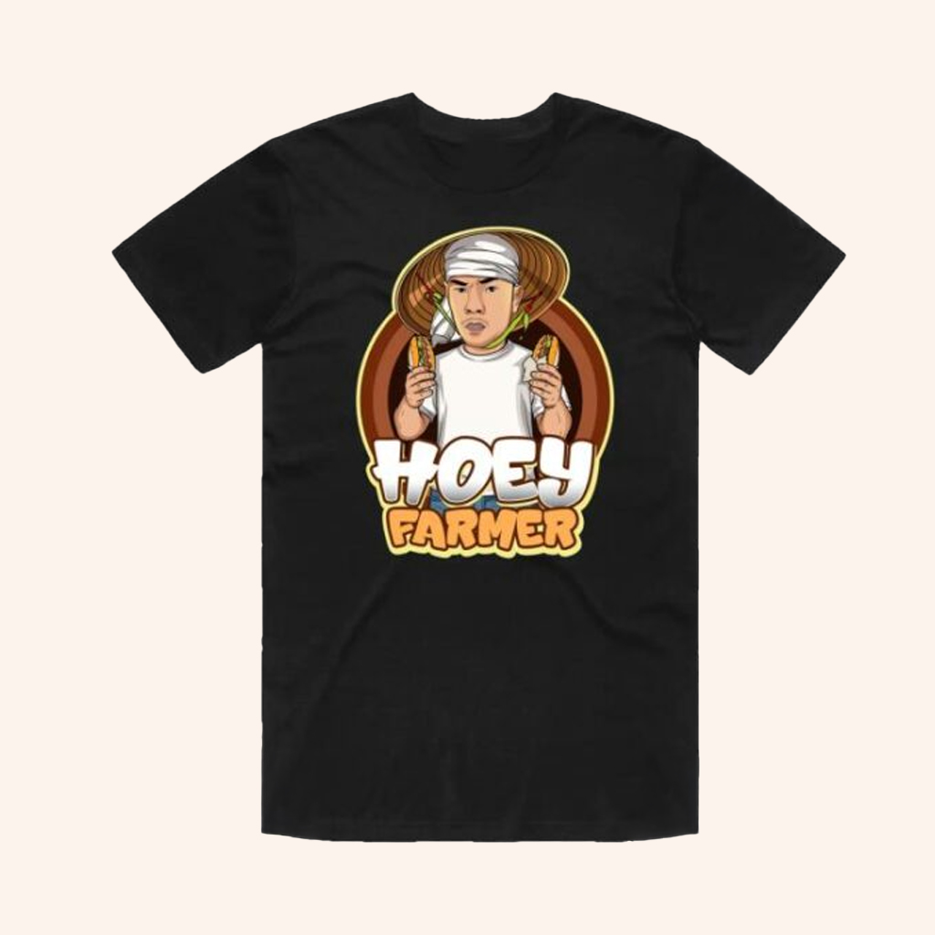 Hoey Farmer Merch Hoey Farmer Graphic Logo T-Shirt Black Gifts For Friends