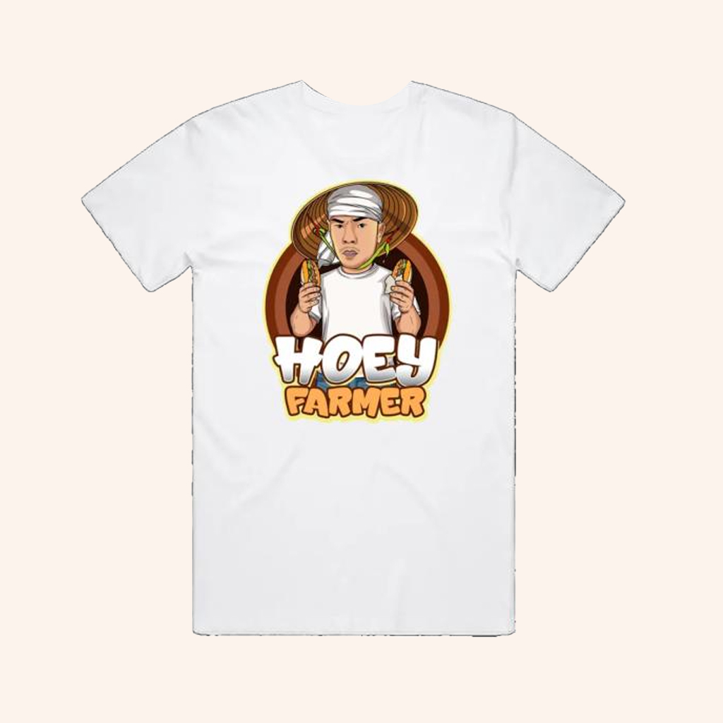 Hoey Farmer Merch Hoey Farmer Graphic Logo T-Shirt White Present For Dad Hoey Farmer Merch Hoey Farmer Graphic Logo T-Shirt White Present For Dad