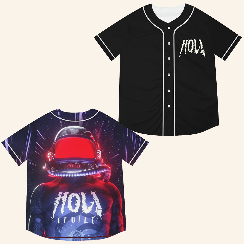 Holi Baseball Jersey DUBSTEP Riddim DJ Jersey EDC EDM Merch Unique Gifts For Music Lovers Holi Baseball Jersey DUBSTEP Riddim DJ Jersey EDC EDM Merch Unique Gifts For Music Lovers