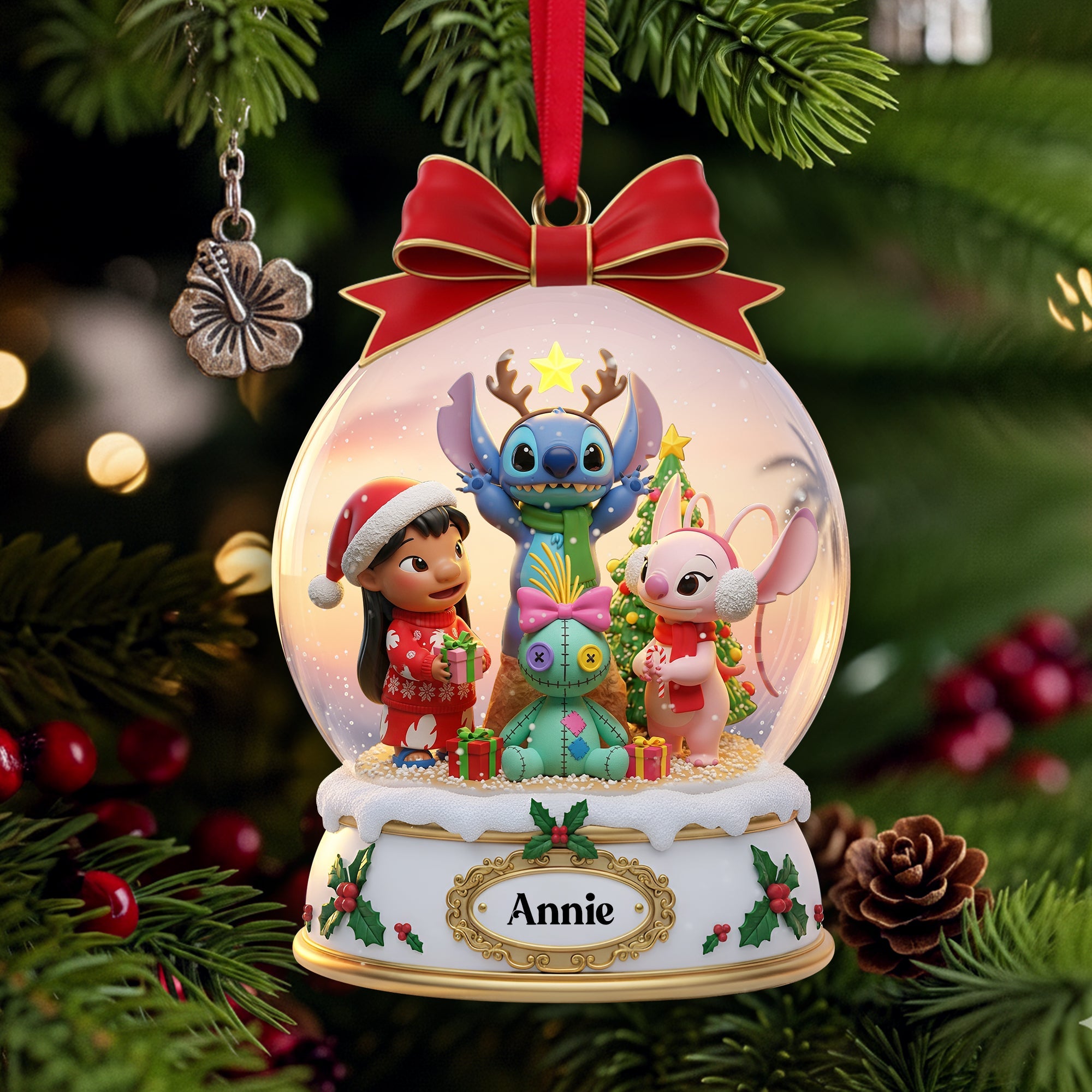 Holiday & Friends Christmas Ornament Personalized Gifts For Friends - Xmas Home Decoration Gift