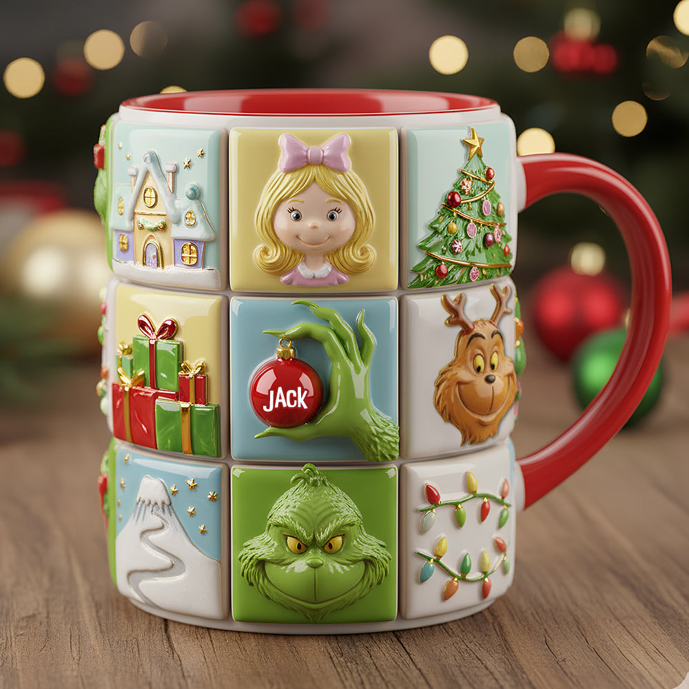 Holiday Characters Puzzle Coffee Mug Personalized Gifts For Christmas - Awkward Christmas Gifts For Him Holiday Characters Puzzle Coffee Mug Personalized Gifts For Christmas - Awkward Christmas Gifts For Him