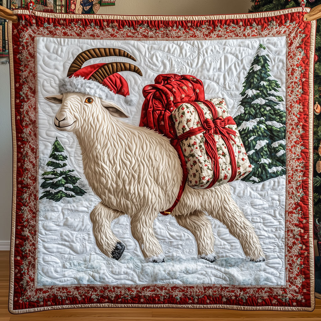 Holiday Delivery Run Quilt Warm and Stylish Quilt Blanket for Winter Nights