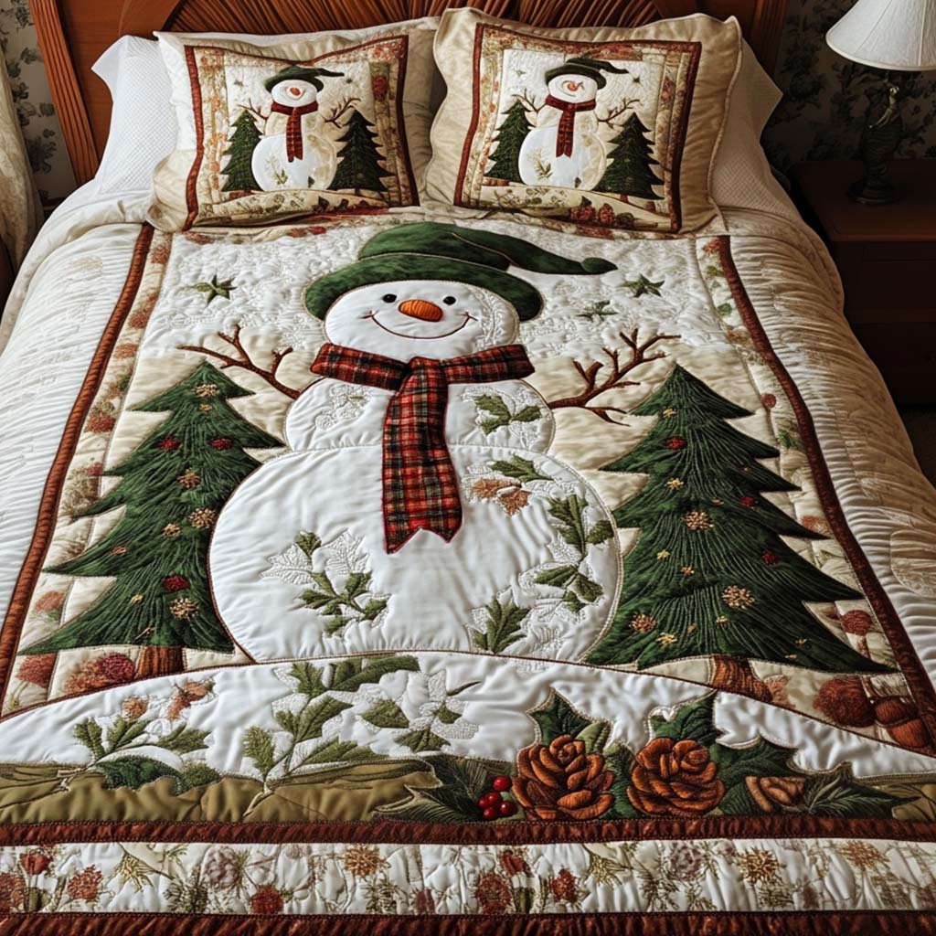 Holiday Friends Quilted Bedding Set Comforter Sets Queen Christmas Gifts For Expecting Moms