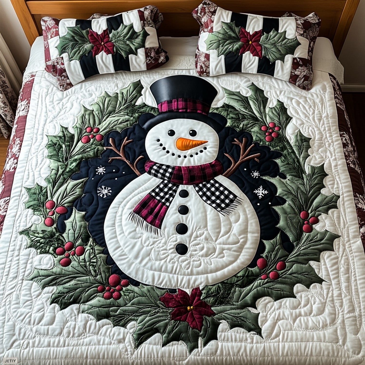 Holiday Harmony Quilted Bedding Set Comforter Sets Father In Law Christmas Gift