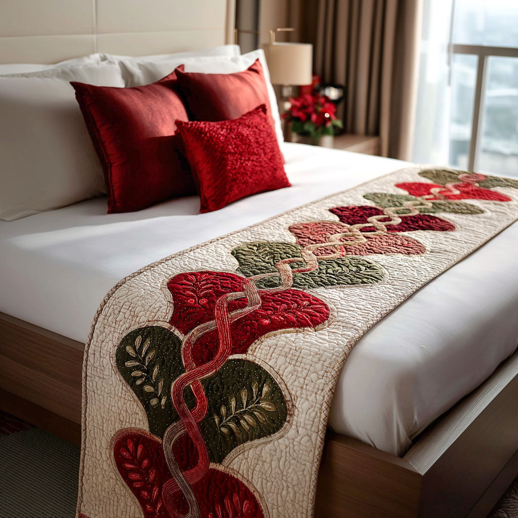 Holiday Haven Quilted Bed Runner Bedroom Holiday Decor Family Xmas Ideas