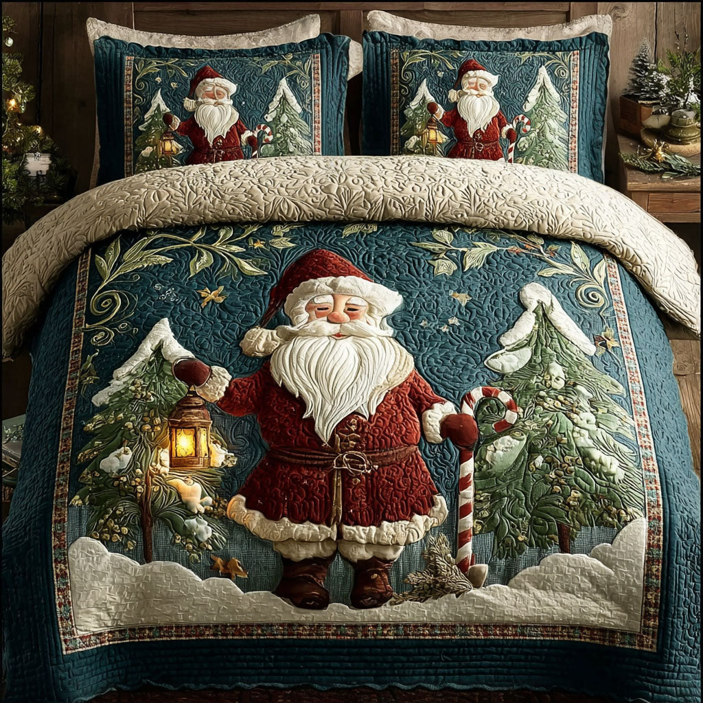 Holiday Lantern Light Quilted Bedding Set Modern Bedding Set to Upgrade Your Bedroom