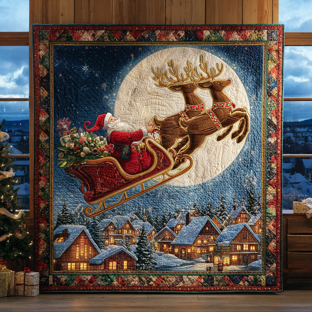 Holiday Spirit Quilt Trendy Quilt Blanket Gift for Modern Home