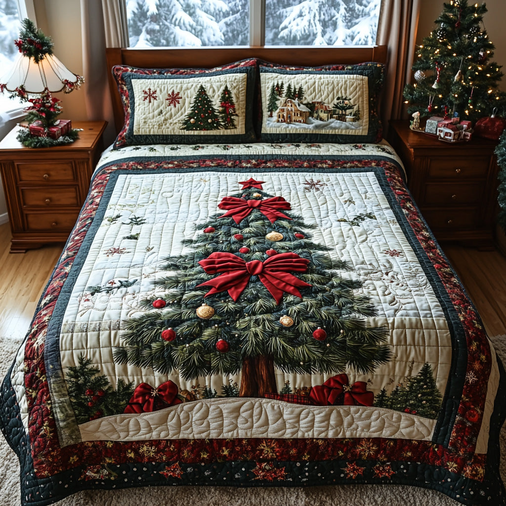 Holiday Splendor Quilted Bedding Set Holiday Duvet Sets Christmas Gift Ideas For Relatives