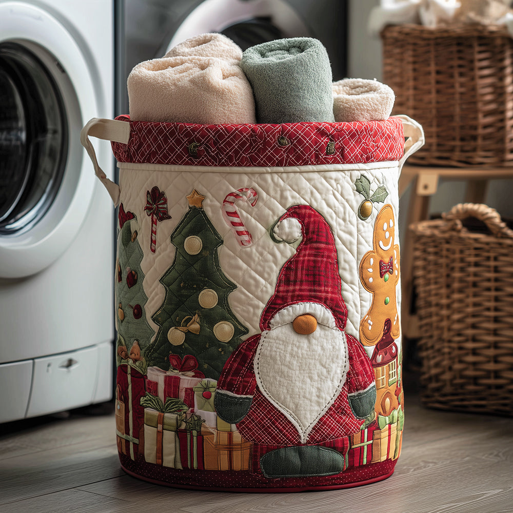 Holiday Sweet Quilted Laundry Basket Great Idea For New Home