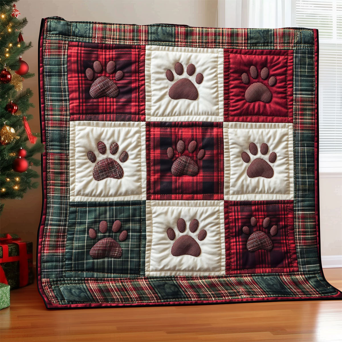 Holiday Tracks Quilt Blanket Christmas Throw Blanket Mother In Law Christmas Gift