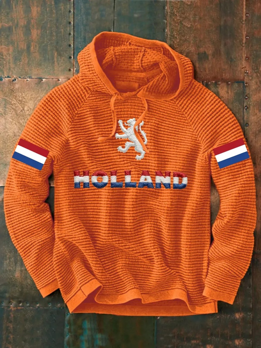 Holland Dutch Lion Hoodie Oranje Boven Netherlands Pride Fan Gear Koningsdag Best Gift For Dutch Fans