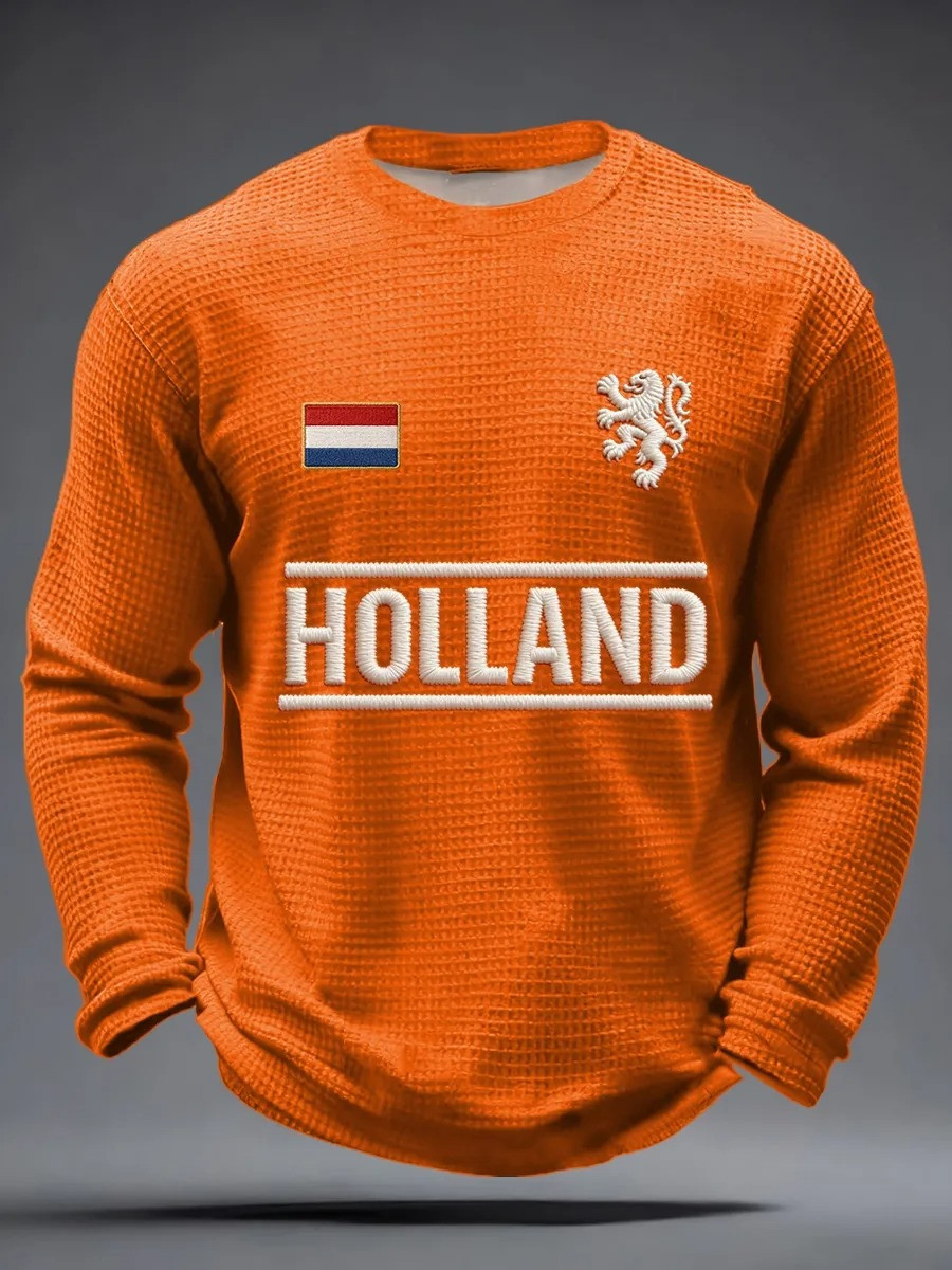 Holland Dutch Lion Long Sleeve Shirt Netherlands Fan Gear Oranje Boven Dutch Pride Best Gift For Dutch Fans