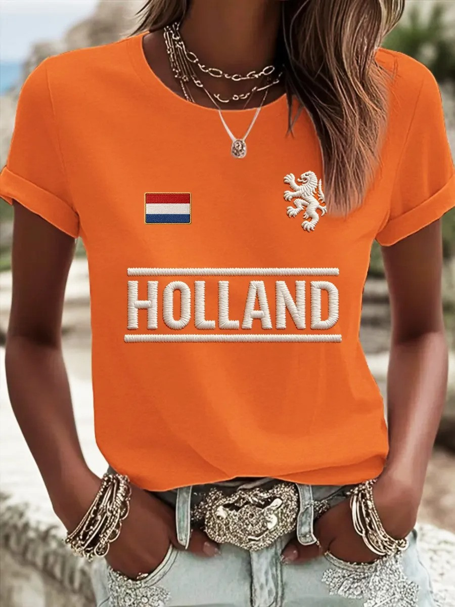 Holland Dutch Lion T-Shirt Netherlands Fan Gear Oranje Boven Dutch Pride Best Gift For Holland Fans