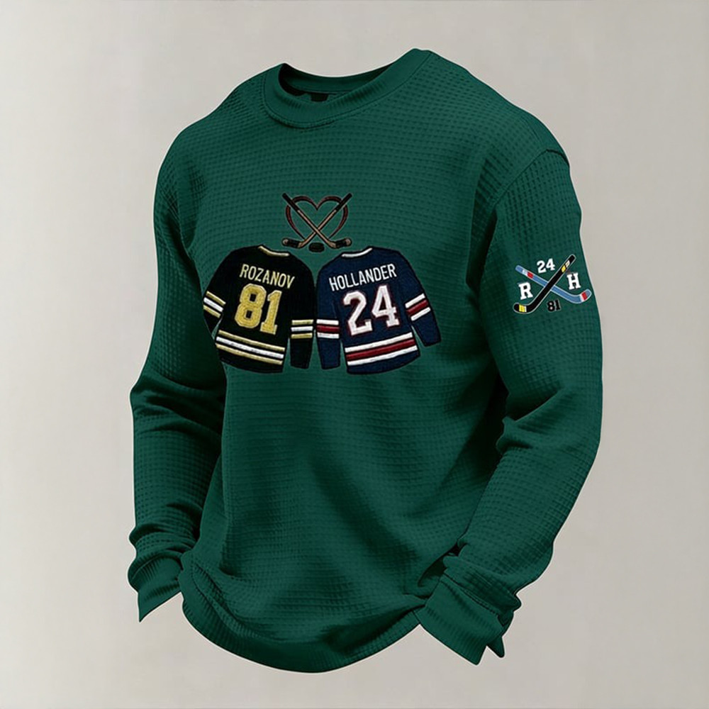 Hollander 24 Rozanov 81 Heated Rivalry Long Sleeve Shirt Heated Rivalry Apparel