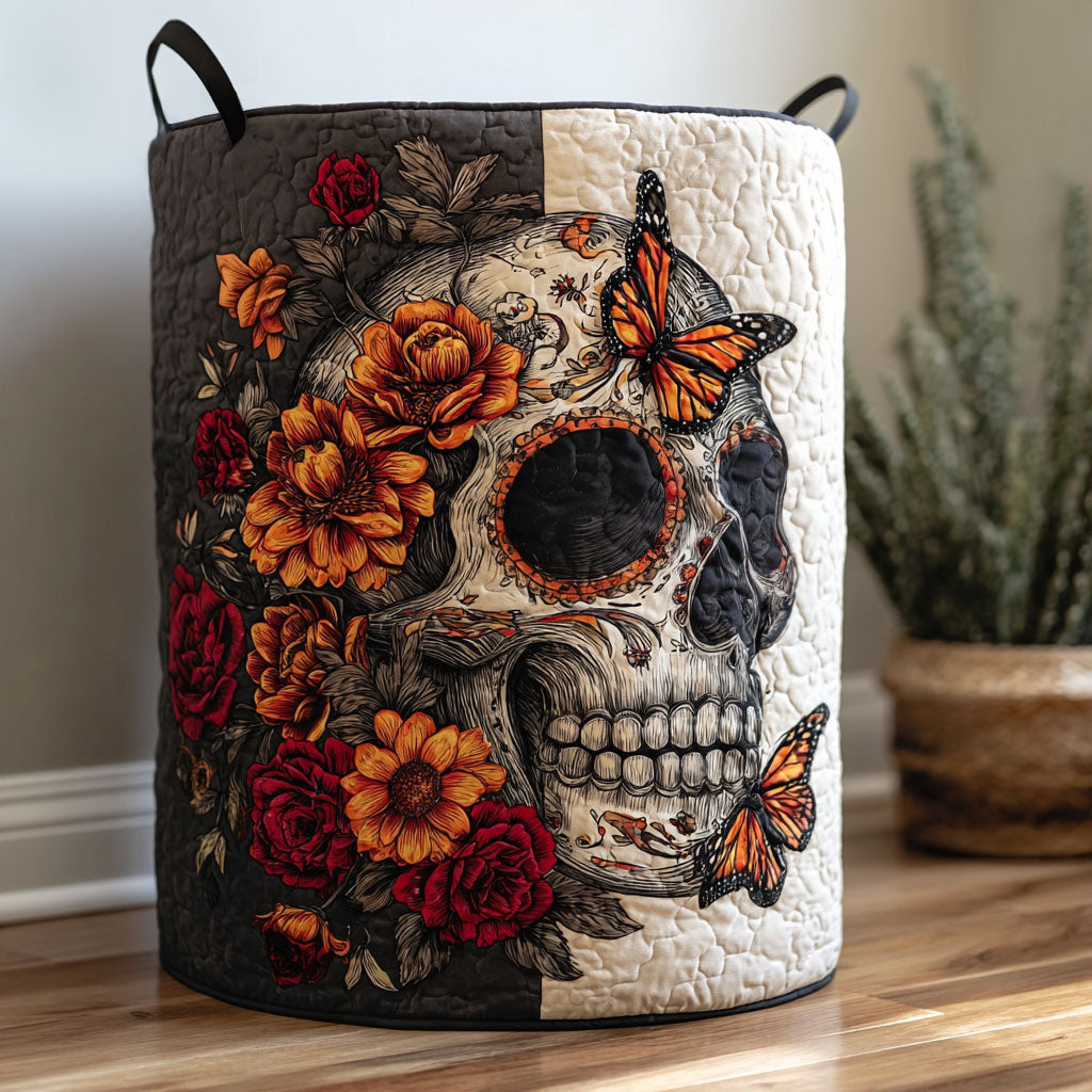 Hollow Soul Quilted Laundry Basket Merch For Her