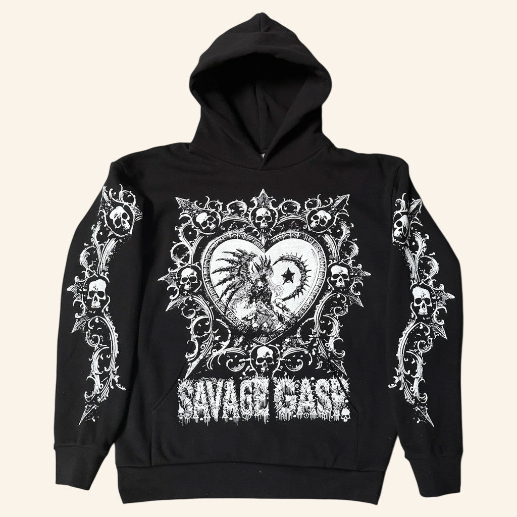 Hollowhearts Merch Heart In Chains Hoodie Gift Ideas For Husband