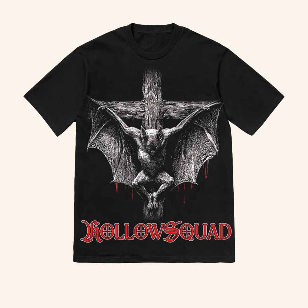 Hollowsquad La Merch Cave King Black T-Shirt Xmas Presents For Dad Hollowsquad La Merch Cave King Black T-Shirt Xmas Presents For Dad