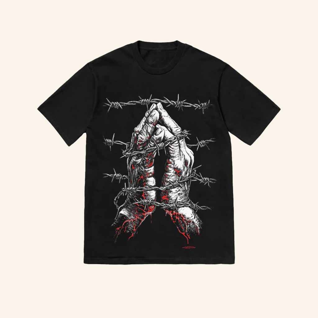 Hollowsquad La Merch Hope Black T-Shirt Presents For Father Hollowsquad La Merch Hope Black T-Shirt Presents For Father