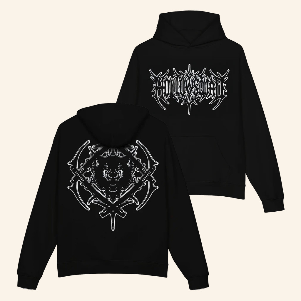 Hollowsquad LA Merch HS Chrome Antler Hoodie Unique Gifts For Brothers