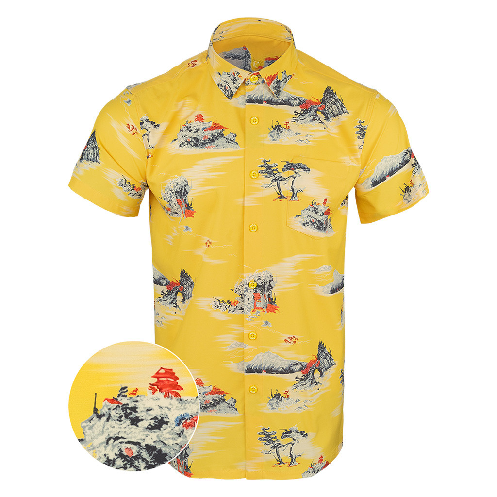 Hollywood Button Down Shirt Tactical Shirt Hawaii Style Gift Ideas For Husband