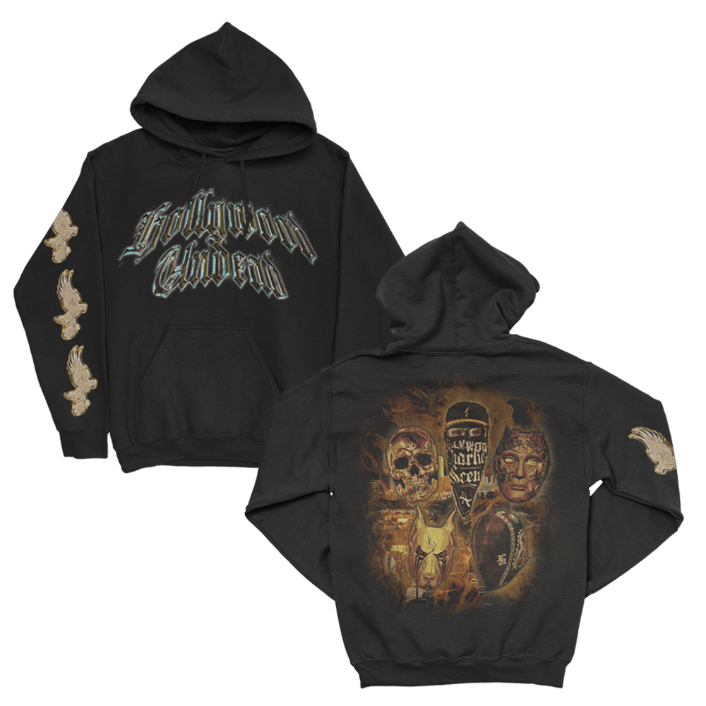 Hollywood Undead Merch Hollywood Undead Bling Hoodie Father's Day Gifts