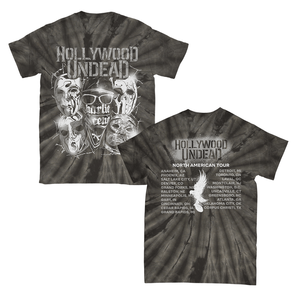Hollywood Undead Merch Hollywood Undead Tie Dye T-Shirt Father's Day Gifts For Husband Hollywood Undead Merch Hollywood Undead Tie Dye T-Shirt Father's Day Gifts For Husband