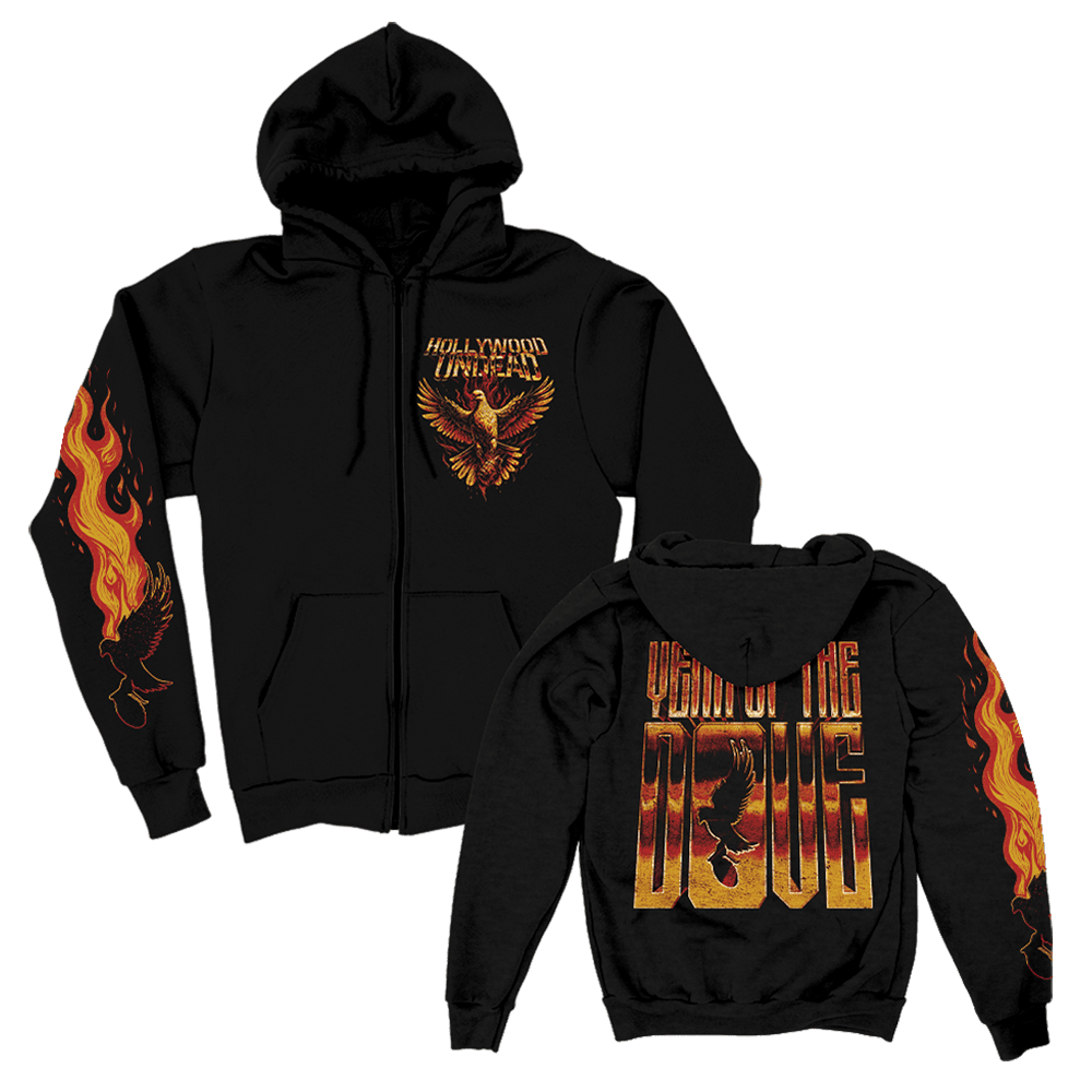 Hollywood Undead Merch Year Of the Dove Zip Hoodie Father's Day Gifts For Grandpa Gift for Dad