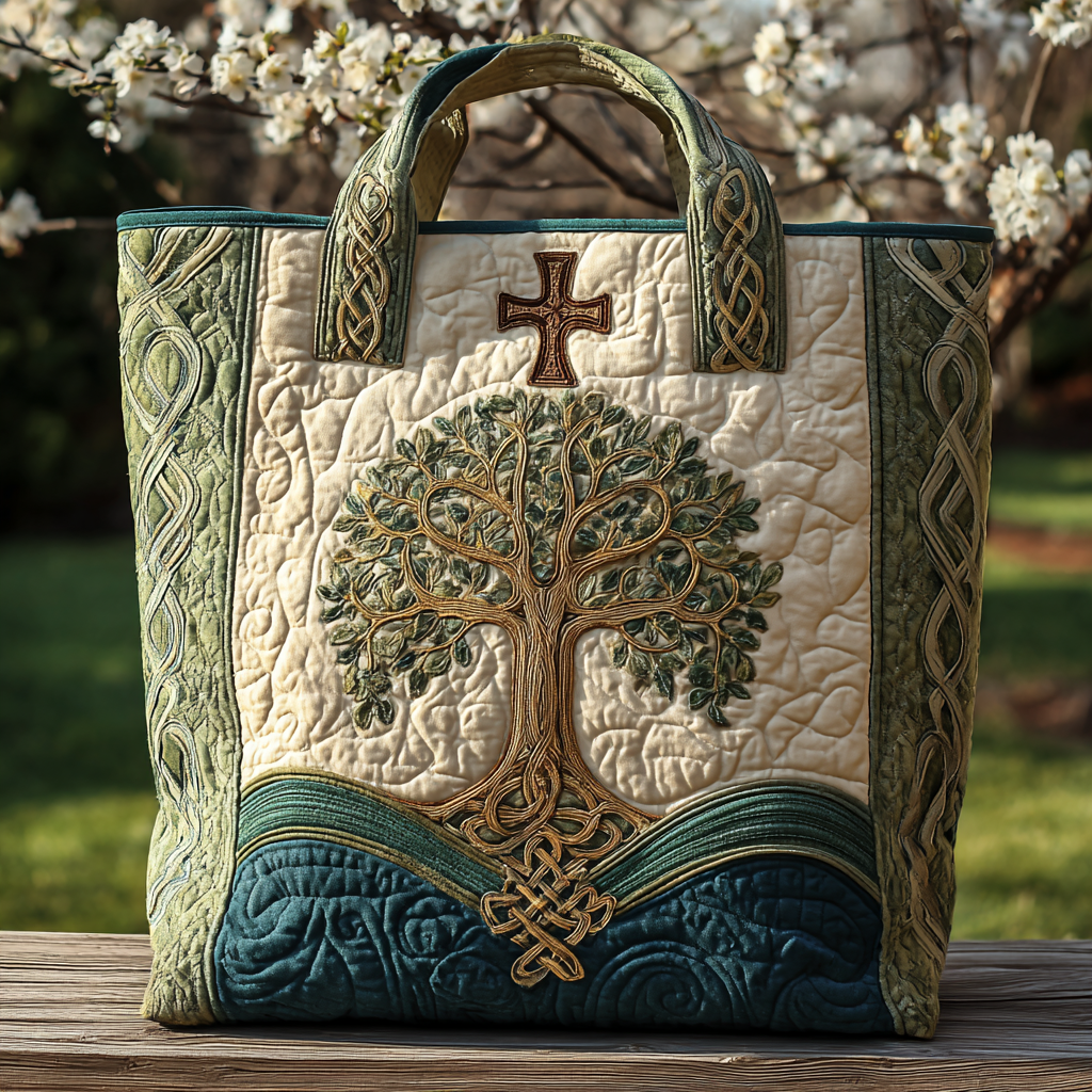 Holy Balance Quilted Tote Bag Christian Gifts For Girlfriend