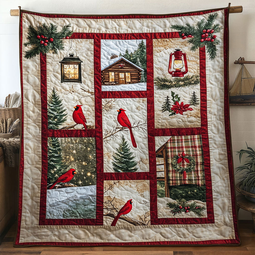 Holy Light Cardinal Quilt Blanket Cardinal Blankets Christmas Gifts For Grandparents