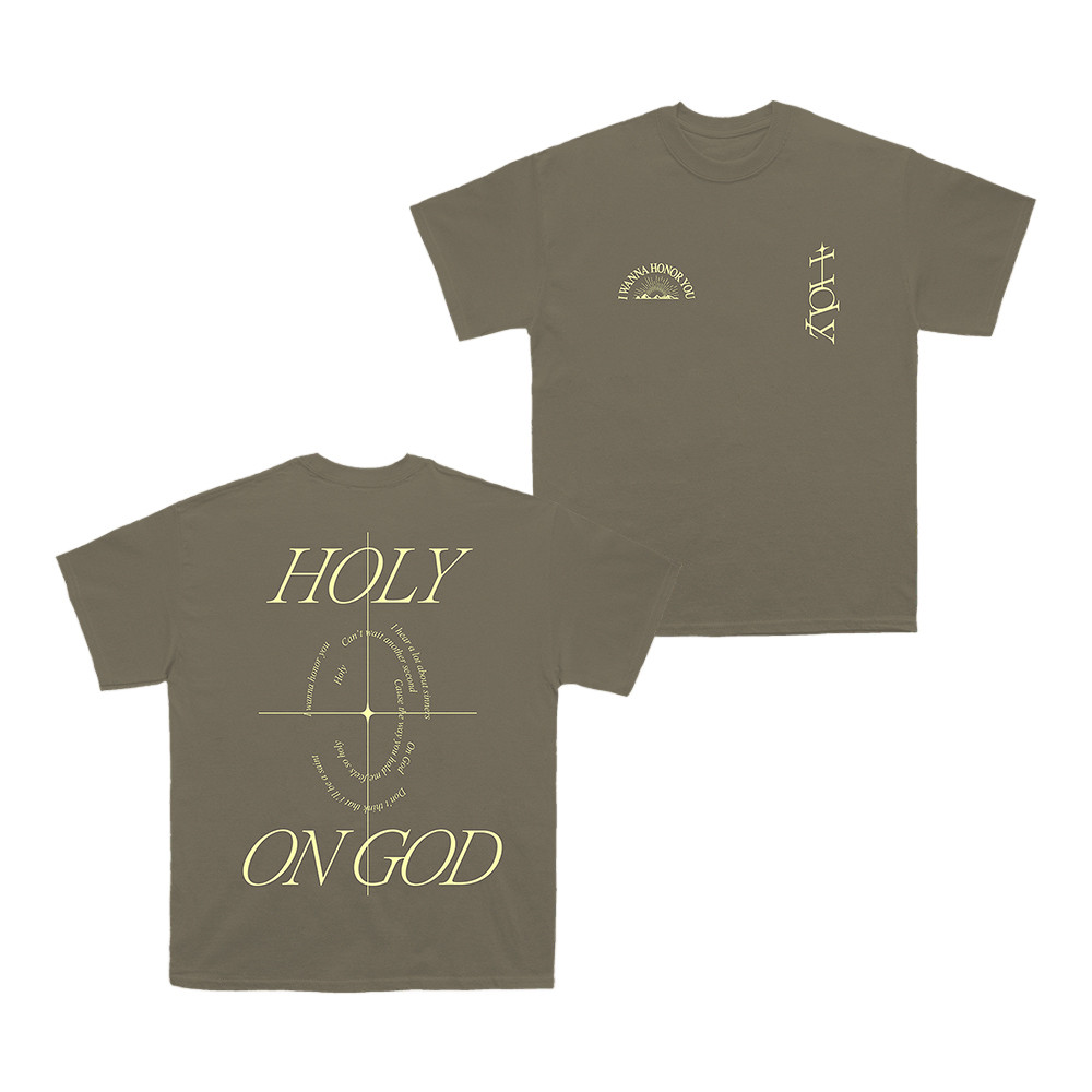 Holy Lyrics On God Justin Bieber T-Shirt Bieberchella 2026 Clothes Good Gift For Huge Fans