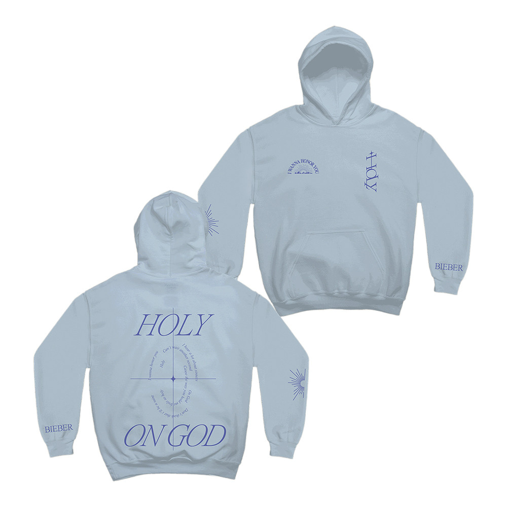 Holy On God Lyrics Hoodie Justin Bieber Coachella 2026 Apparel Gift For Best Friends