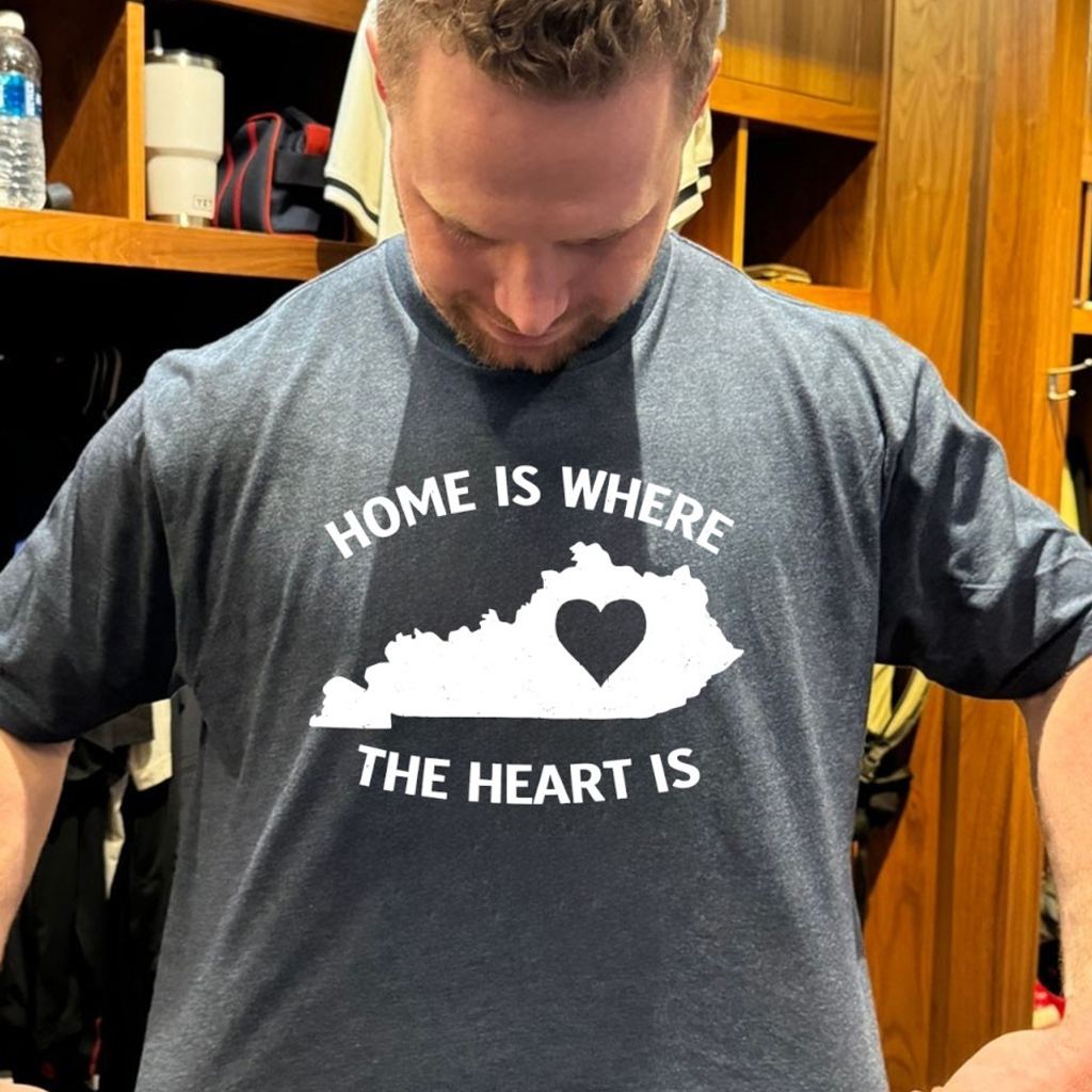 Home Is Where The Heart Is Kentucky State Shirt Good Gifts For Dad