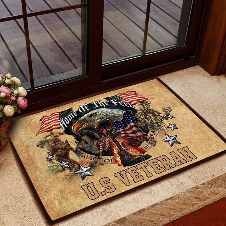 Home Of The Free Because Of The Brave Gift for Proud Militaries on Veterans Day