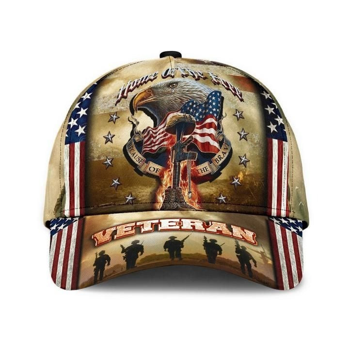 Home Of The Free Veteran Classic Cap Best Gift For Friends and Husband and Dad on Veterans Day