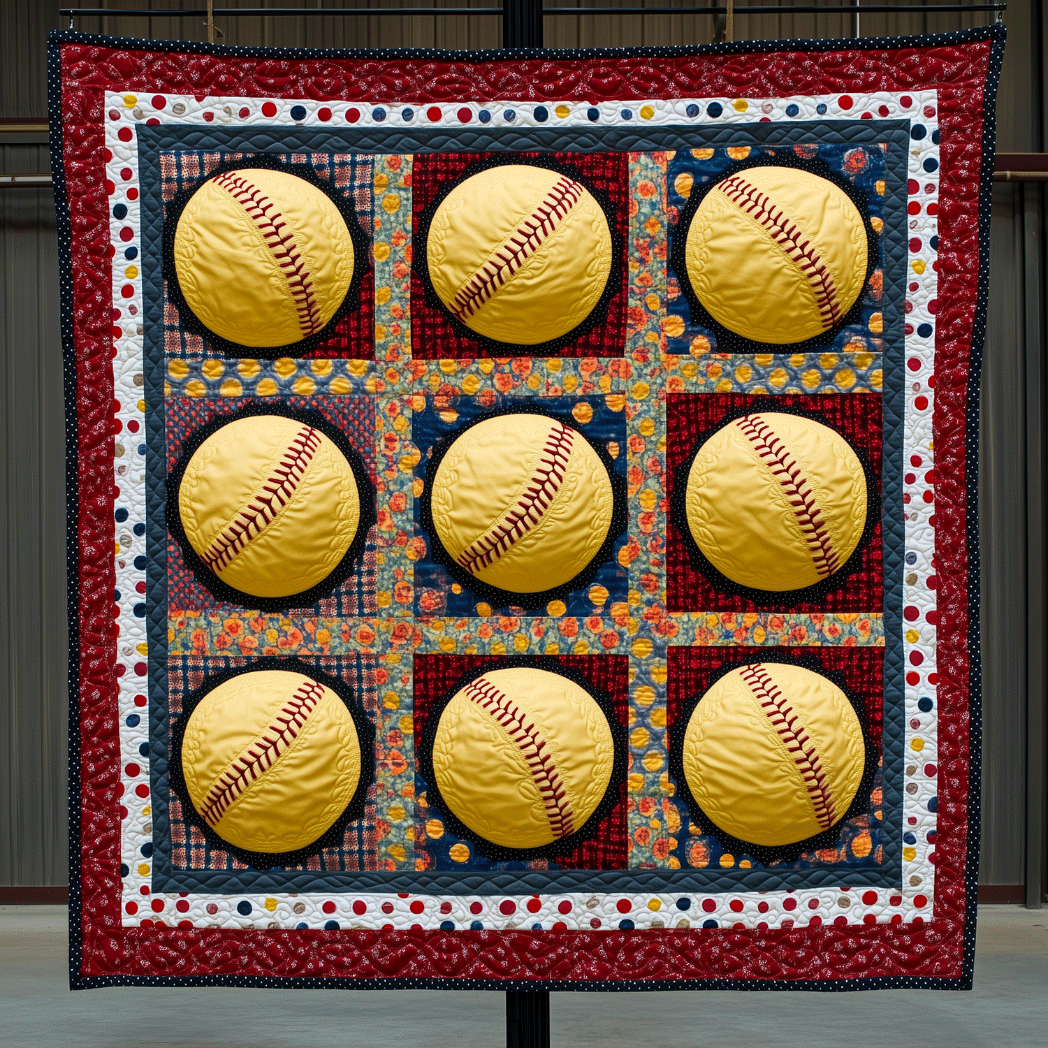 Home Plate Softball Quilted Blanket Cute Blankets For Girlfriend