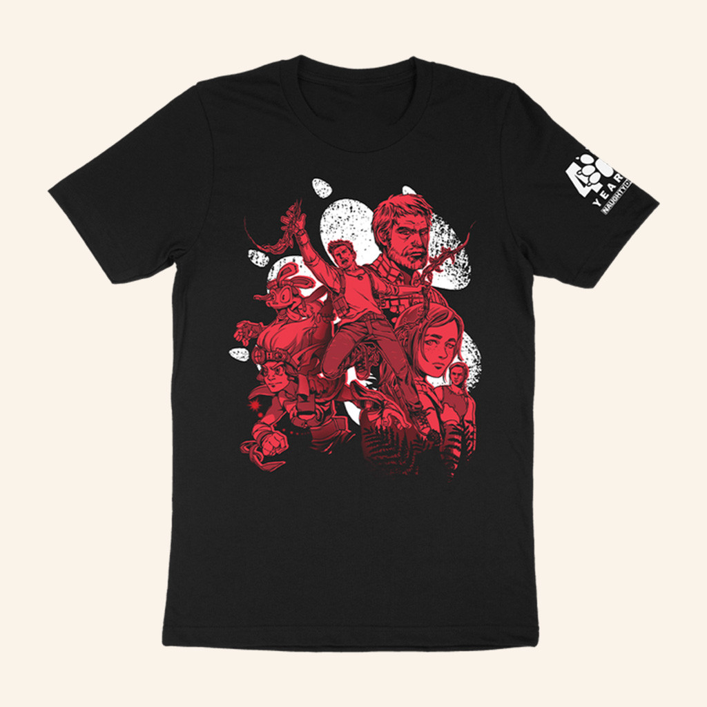 Homestar Runner Merch 40 Years Of Greatness Shirt Naughty Dog T-Shirt Gifts For Him