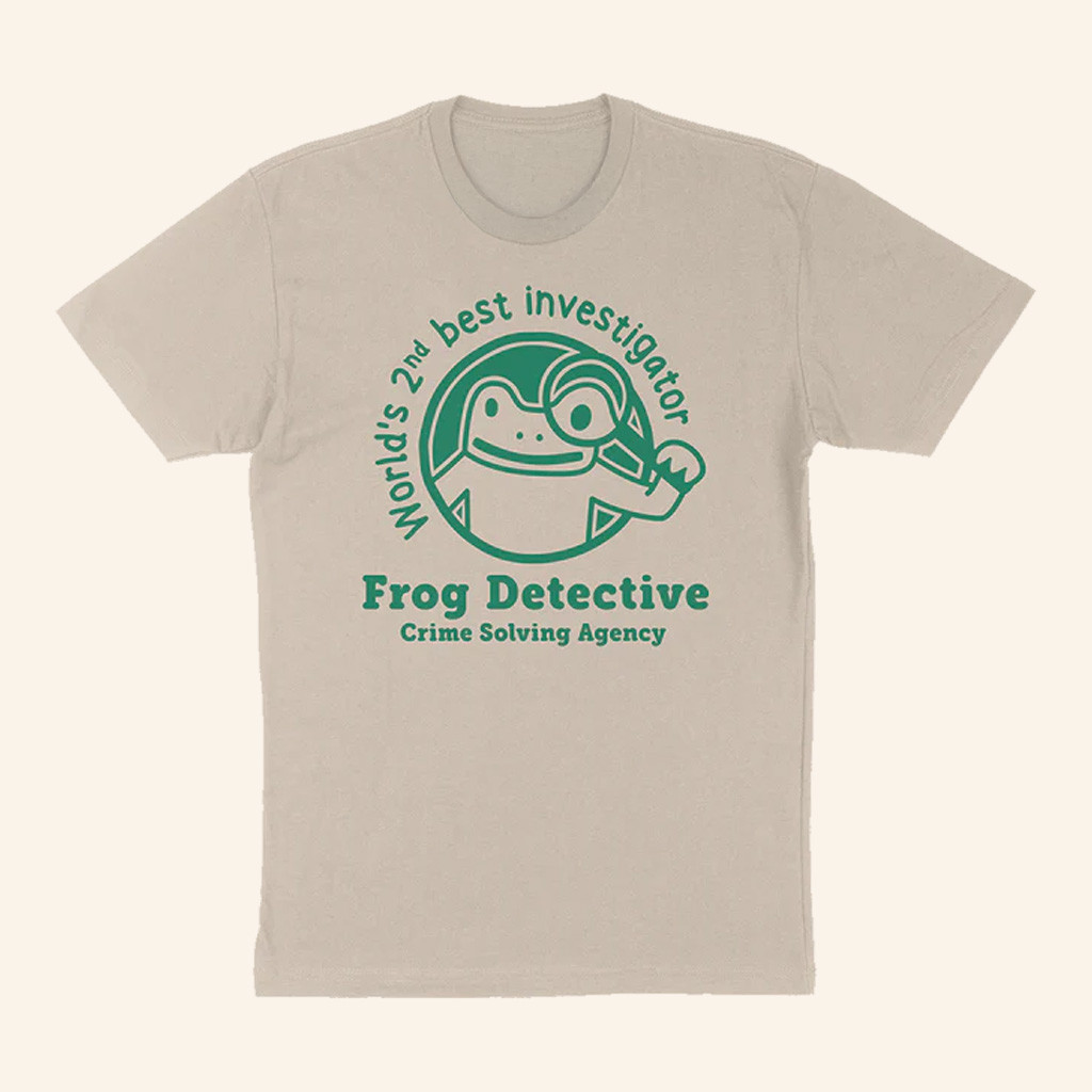 Homestar Runner Merch Frog Detective World's 2nd Best Investigator T-Shirt Gifts For Besties