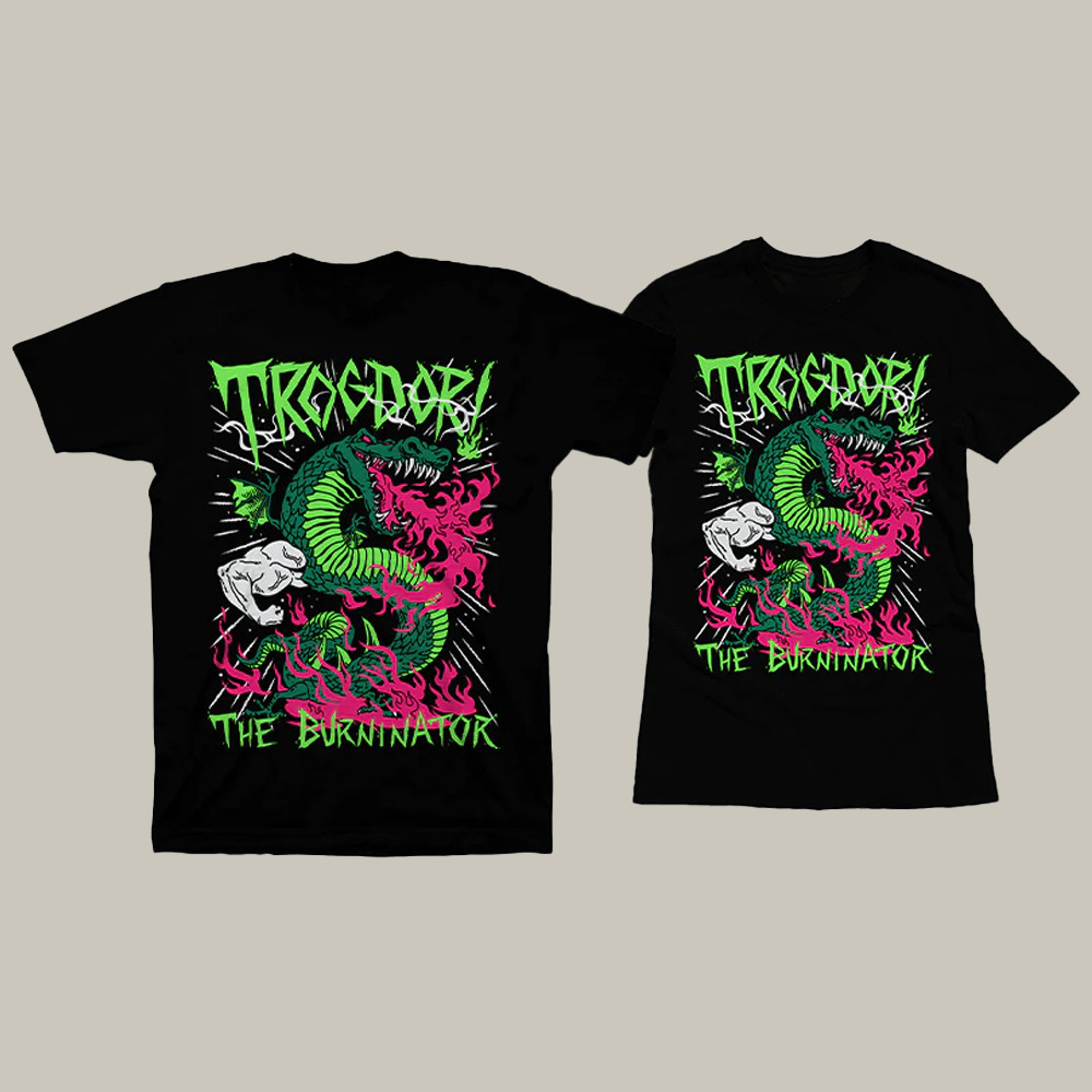 Homestar Runner Merch T-Shirt Trogdor the Burninator Dragon Shirt Best Gift Ideas