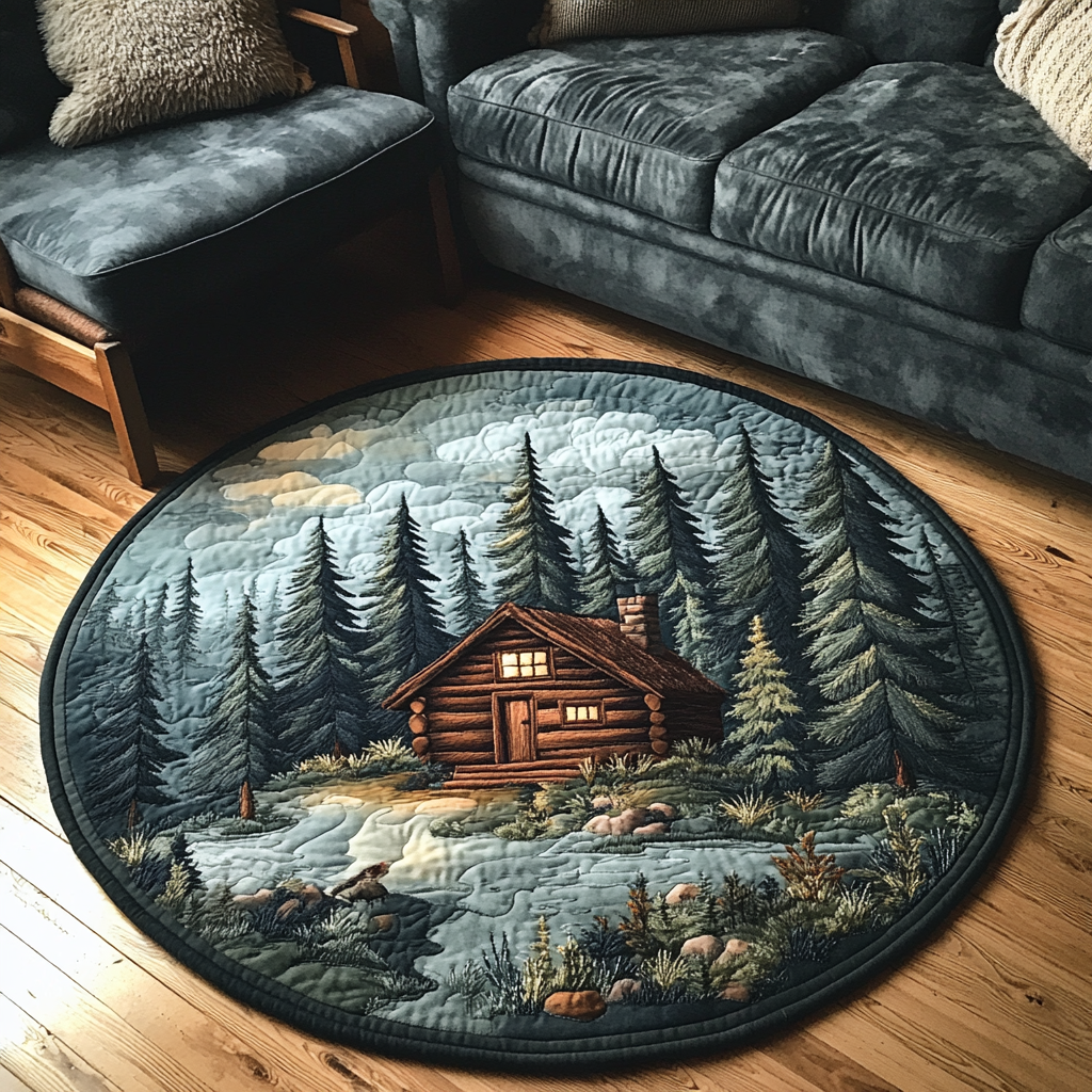 Homestead Charm Quilted Round Mat Entrance Way Ideas X Mas Tree Skirt