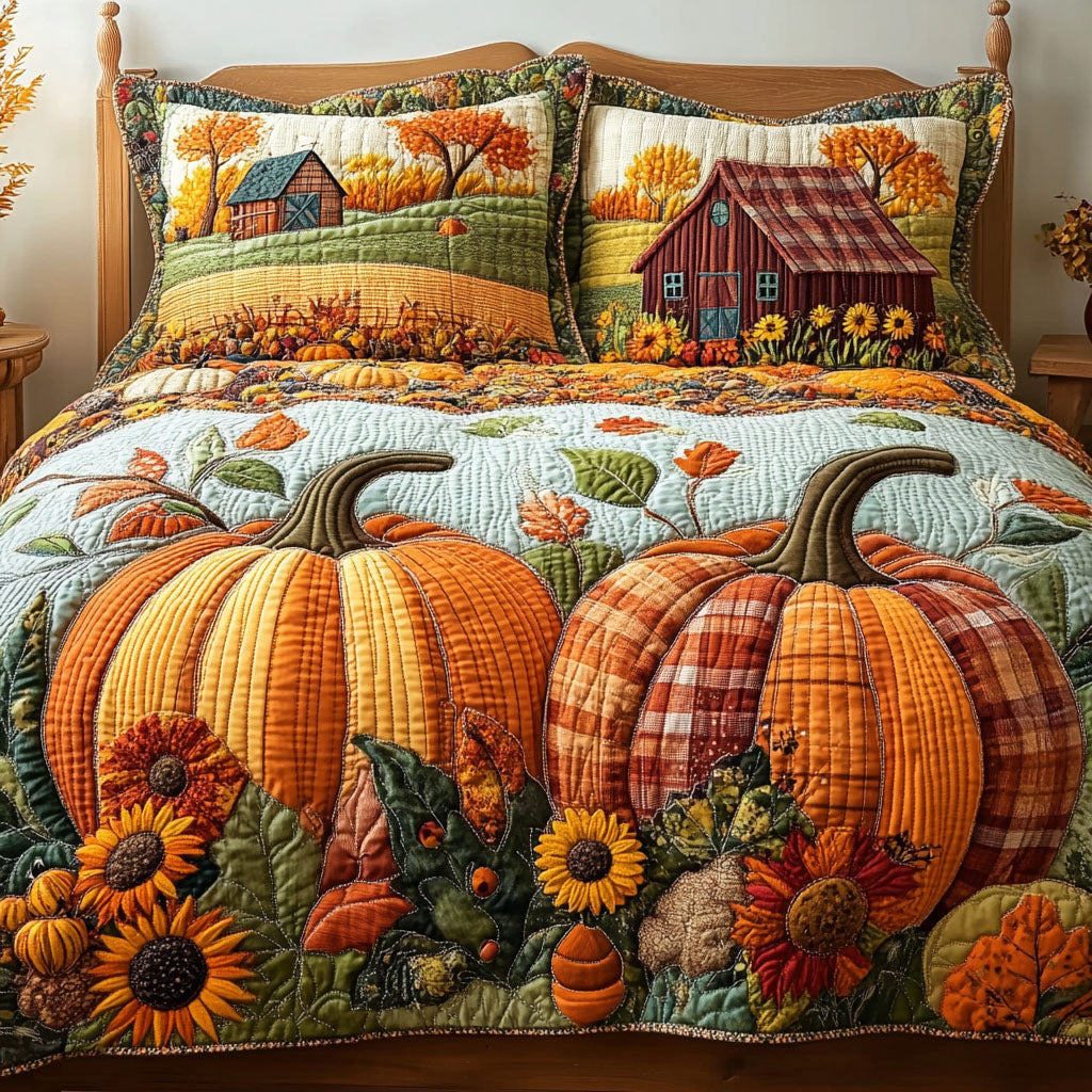 Homestead Harvest Quilted Bedding Set Bed Decorations Gift Ideas For Fall